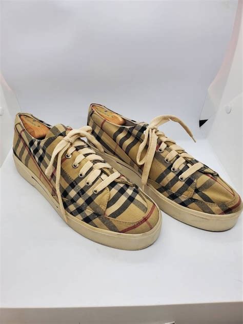 burberry arthur sneaker red|Burberry arthur vintage check sneakers.